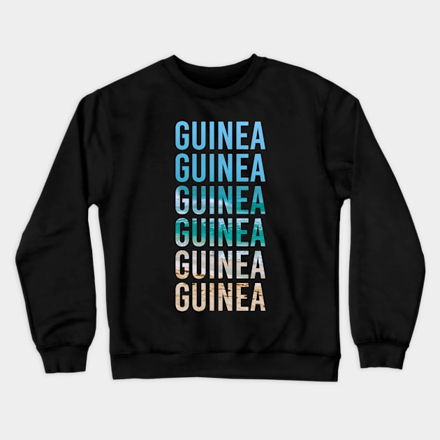 Guinea honeymoon trip for newlyweds gift for him. Perfect present for mother dad father friend him or her Crewneck Sweatshirt by SerenityByAlex